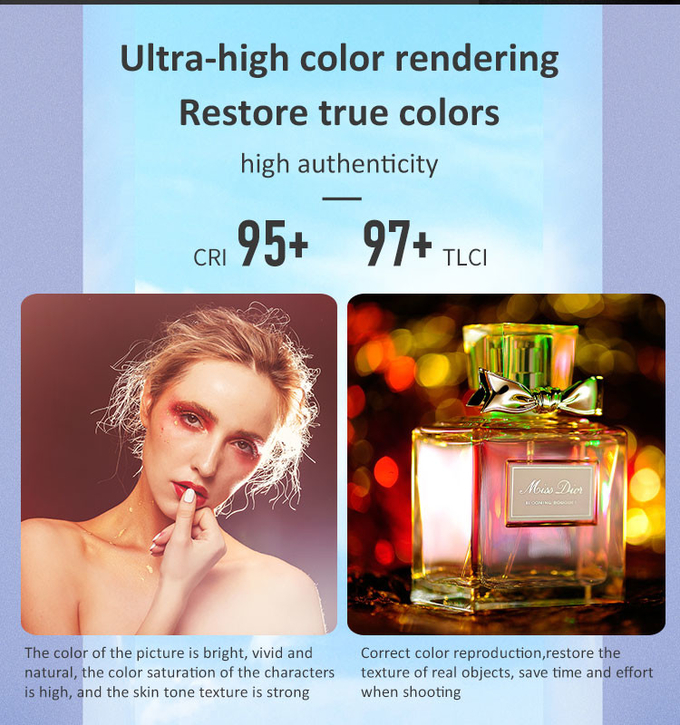 Coolcam 200X 220W max Bi-color professional fill light portable and lightweight