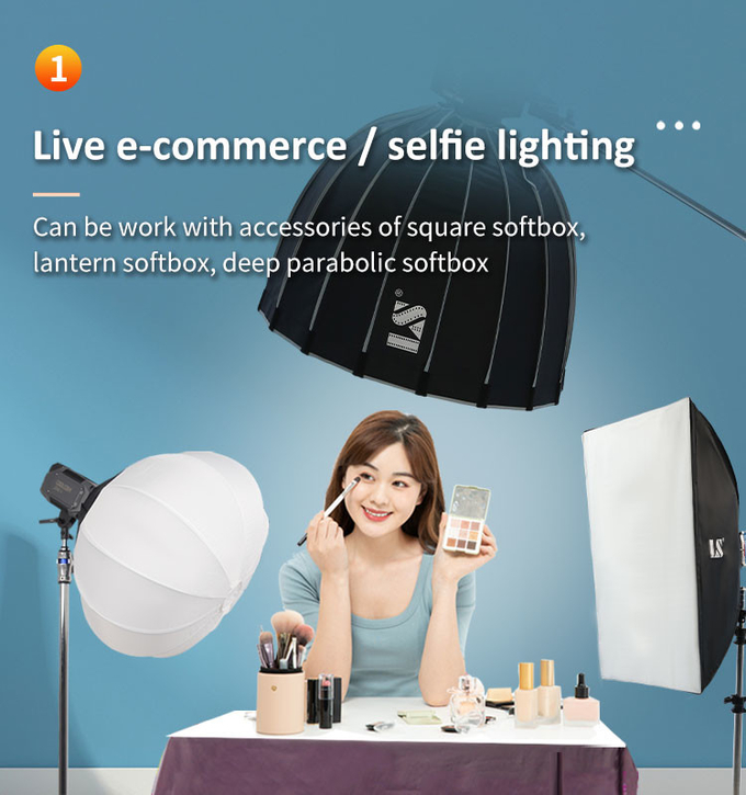 Coolcam 200X 220W max Bi-color professional fill light portable and lightweight