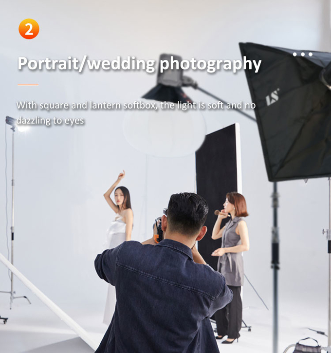 Coolcam 200X 220W max Bi-color professional fill light portable and lightweight