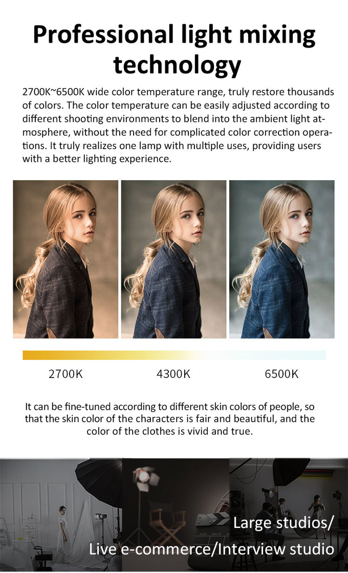 500W COOLCAM 600X Bi-color Spotlight High-power COB monolight for photographic or movie