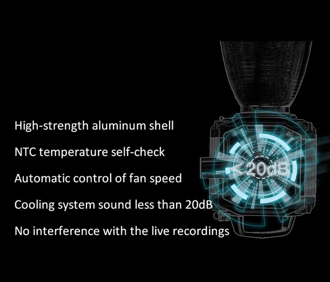 500W COOLCAM 600X Bi-color Spotlight High-power COB monolight for photographic or movie