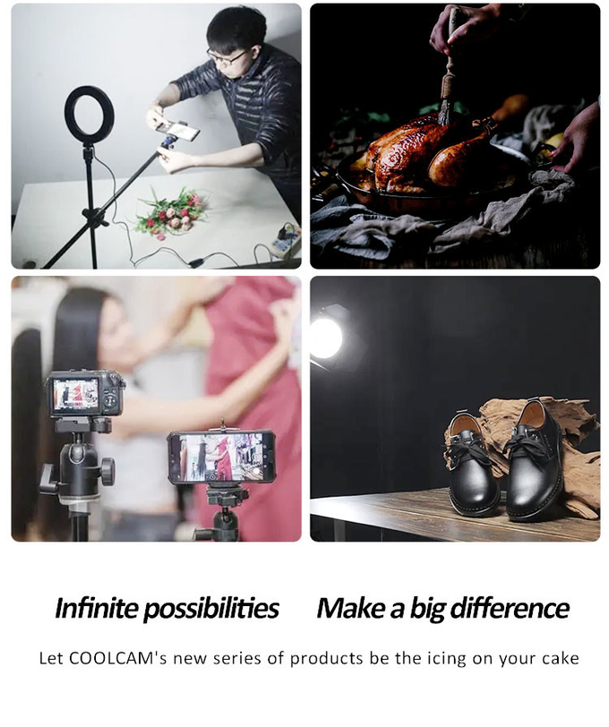 660W COOLCAM 600D Spotlight High-power COB monolight for photographic or movie