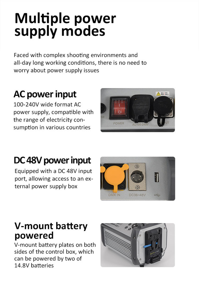 660W COOLCAM 600D Spotlight High-power COB monolight for photographic or movie