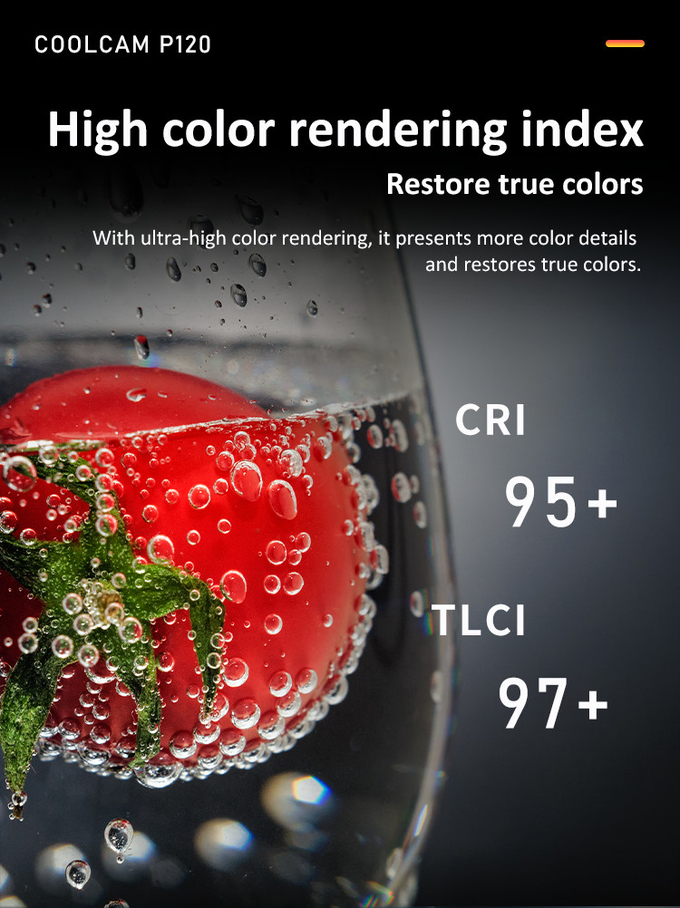 COOLCAM P120 LED Bi-color LED photo studio Light 120W