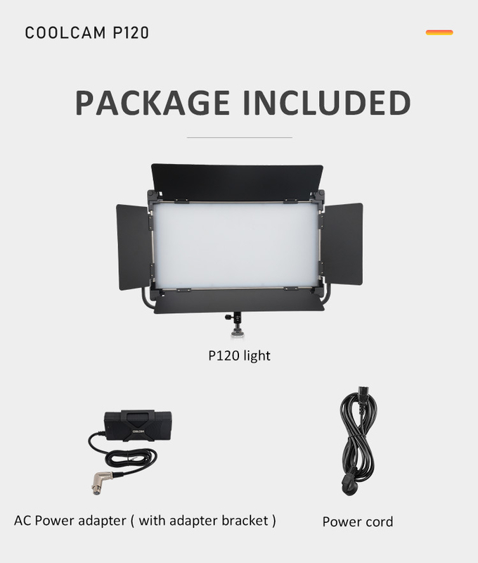 COOLCAM P120 LED Bi-color LED photo studio Light 120W